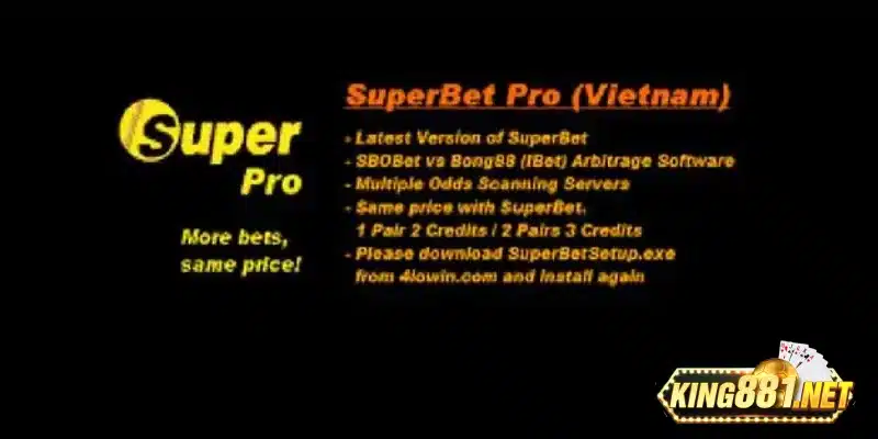 Superbet Pro là một công cụ cá cược 